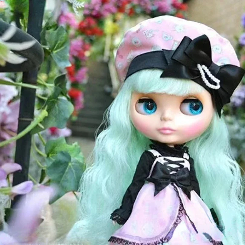 

Neo Blyth Cream Cheese Jam BJD Doll SEP. 2018 Mint Green Hair Body Moveable Figure Toy Bestie Customize Collection Vintage Gift