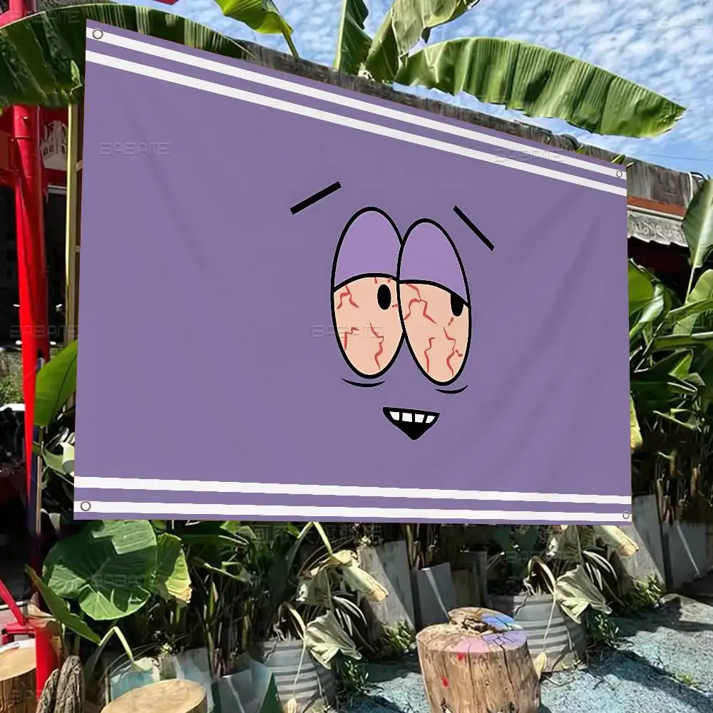 جنوب بارك منشفة أنيمي راية الفن الطباعة اليابانية جدار العلم أنيمي الجدار الشنق ديكور المنزل #6