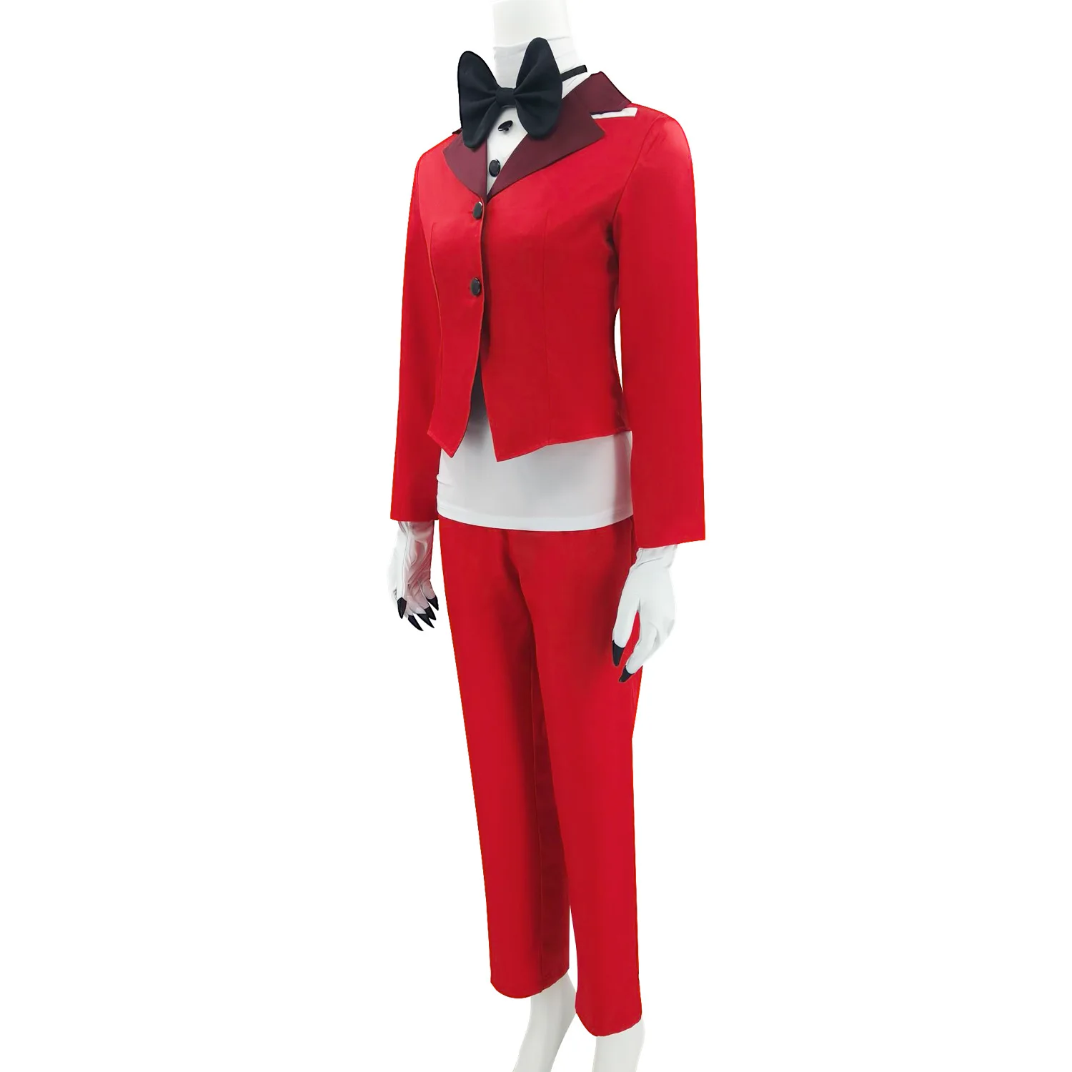 Costume de Cosplay de l'Animé Charlie MorFight Star pour Femme, Costumes Rouges Personnalisés, Vêtements d'Halloween