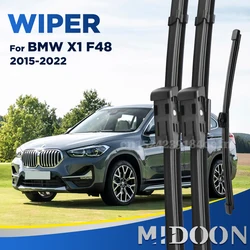 MIDOON Wiper LHD RHD Front Rear Wiper Blades Set For BMW X1 F48 2015-2020 2019 2018 2017 2016 Windshield Windscreen 26