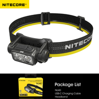 NITECORE NU40 Headlamp 1000Lumens USB-C Rechargeable Headlight White Red Light Trail Running Work Fishing Lamp Built-in Battery