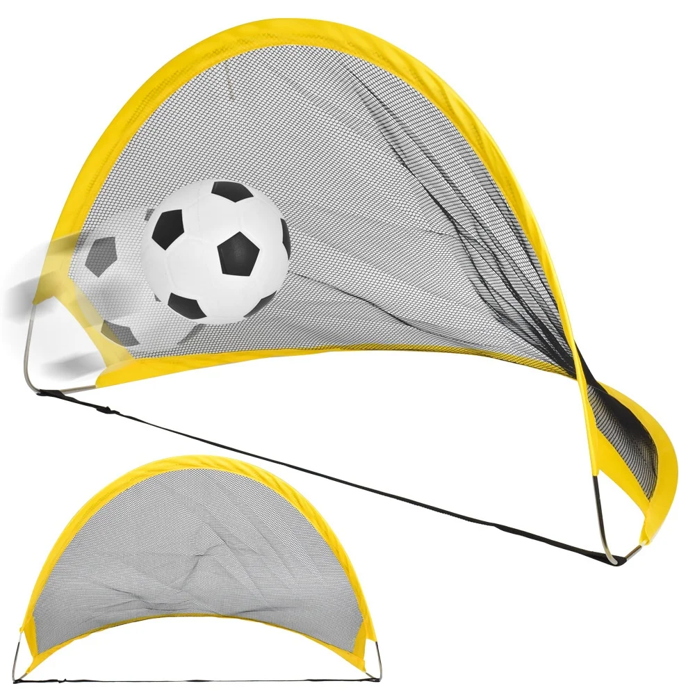 

Foldable Football Goals Portable Children Adults Soccer Nets Practice Gate Play Toys Goal Net Tent For Outdoor Sports