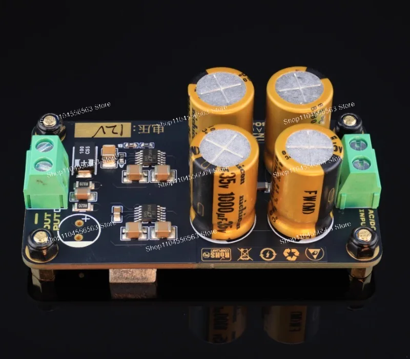 Dual Parallel LT3045 Linear Power Supply Board Ultra Low Ripple DC Regulated for HiFi Audio DAC