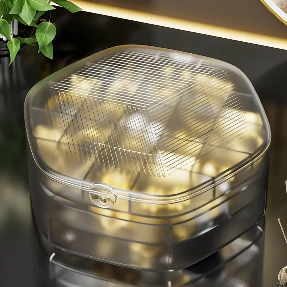 جديد صندوق تخزين المجوهرات البلاستيكية سعة كبيرة 3 طبقات علبة مجوهرات شفافة المحمولة عرض المجوهرات النساء فتاة