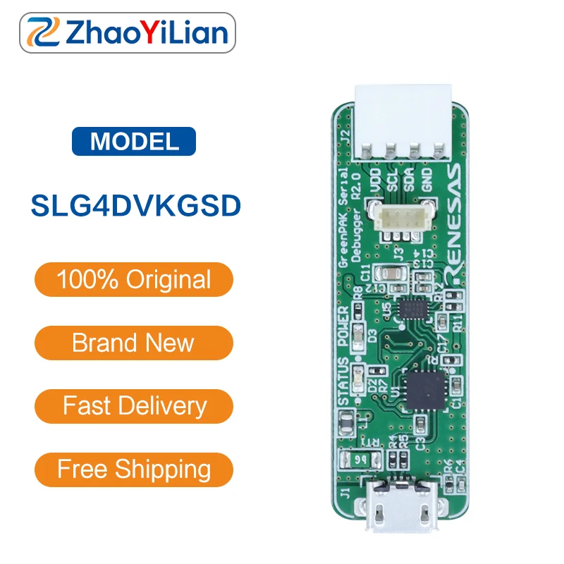 For SLG4DVKGSD Renesas GreenPAK GSD Debugger Board USB Powered In System Programming Debug Demo Module