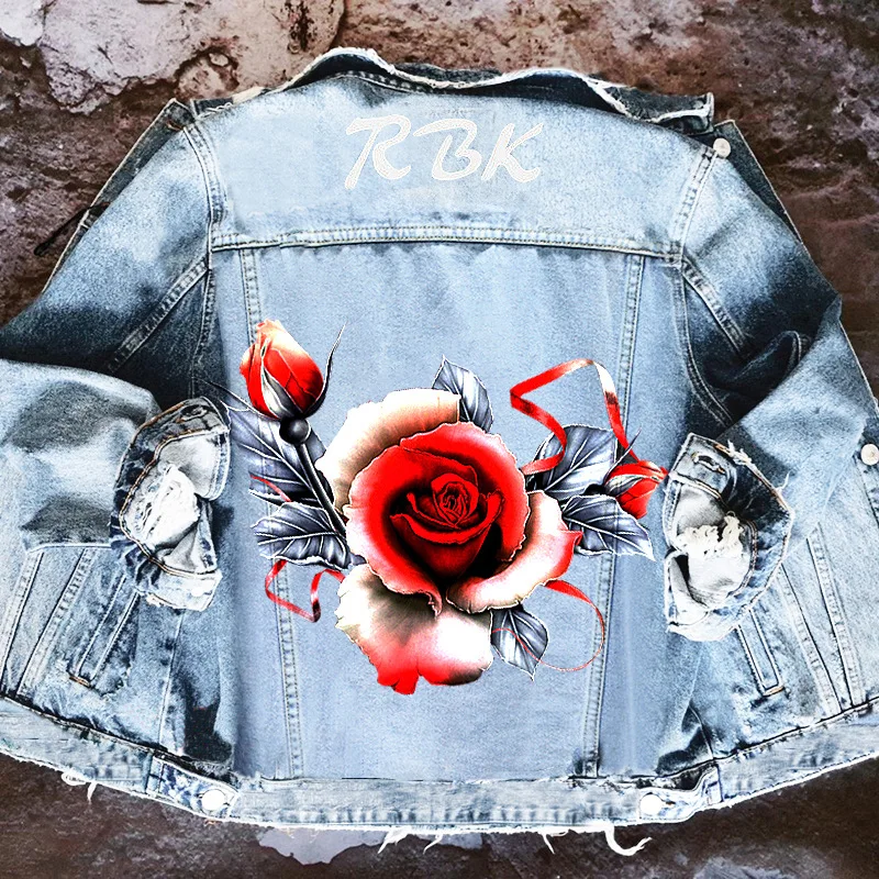 Women's Denim Coat Spring And Autumn New Korean Version Of The American High Street Hip Hop Fashion Casual Large Size Coat