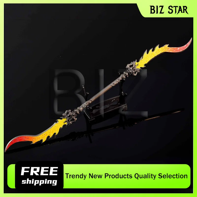 35cm13.77in 黒神話: WuKong Guangzhi 赤潮ナイフゲーム周辺機器おもちゃナイフ金属武器コレクションモデル男の子のおもちゃギフト