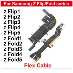 For Samsung Galaxy Z Fold 5 4 Fold1 Z Flip 5 3 2 SM- F731 F946 Motherboard Connection LCD Screen Spin Axis Main Flex Cable