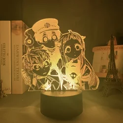 Manga Toilet Bound Hanako Kun Led Night Light For Bedroom Decor Anime Gift Acrylic 3d Lamp Hanako Colorful Nightlight