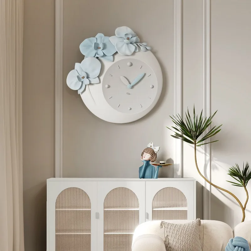Interior Aesthetic Wall Watch Cute Living Room Digital Luxury Creative Wall Watch Pink Design Orologio Da Parete Wall Decor