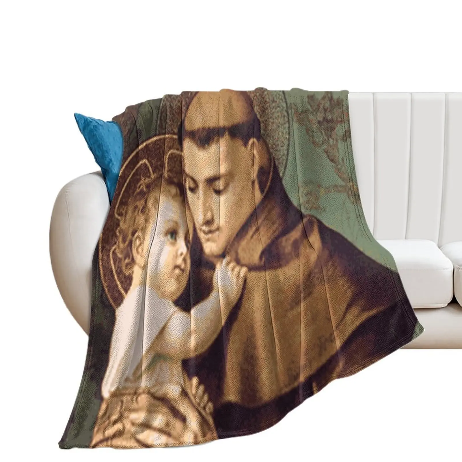 

St Anthony of Padua Throw Blanket Fashion Sofas Giant Sofa Blankets