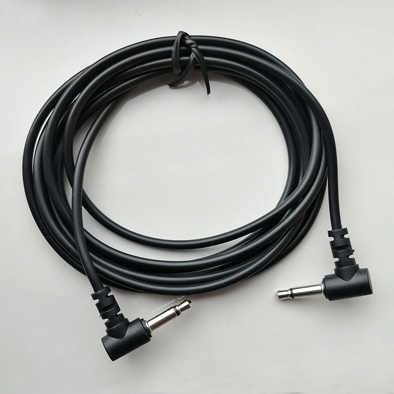 20CM 1.8m 3.5mm Mono Male to Male Dule Right Angled Plug 2 Pole Male Plug Cable
