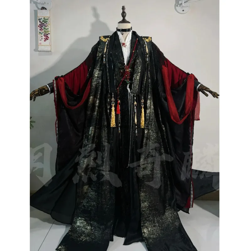 

Anime The Scum Villain's Self-Saving System Luo BingHe Cosplay Costume Ancient Hanfu Dress Halloween Party for Women Men