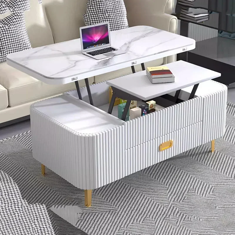 Bedroom Side Coffee Table Trau Organizer White Mesa Lateral Mobile Coffe Table Modern Minimalist Kaffee Tische Home Furniture