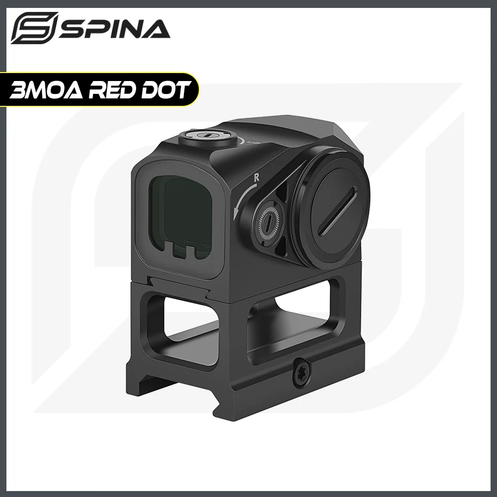 

SPINA OPTICS LED 3MOA Red Dot Enclosed Sight Rifle Scope Quickly Shooting For RMR MOS Glock Pistol AR15.308.556 12GA