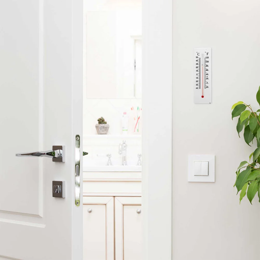 ديكور جدار ميزان الحرارة مفتاح إخفاء صندوق تخزين مخفي في الهواء الطلق حاوية بلاستيكية للمفاتيح الأمن طويل الأمد سهل التركيب #1