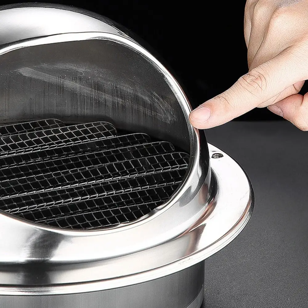 Stainless Steel Waterproof Outlet Home Heating Cooling Air Ducting Grille Cover Exhaust Cover Vents Cap Air Vent Cover