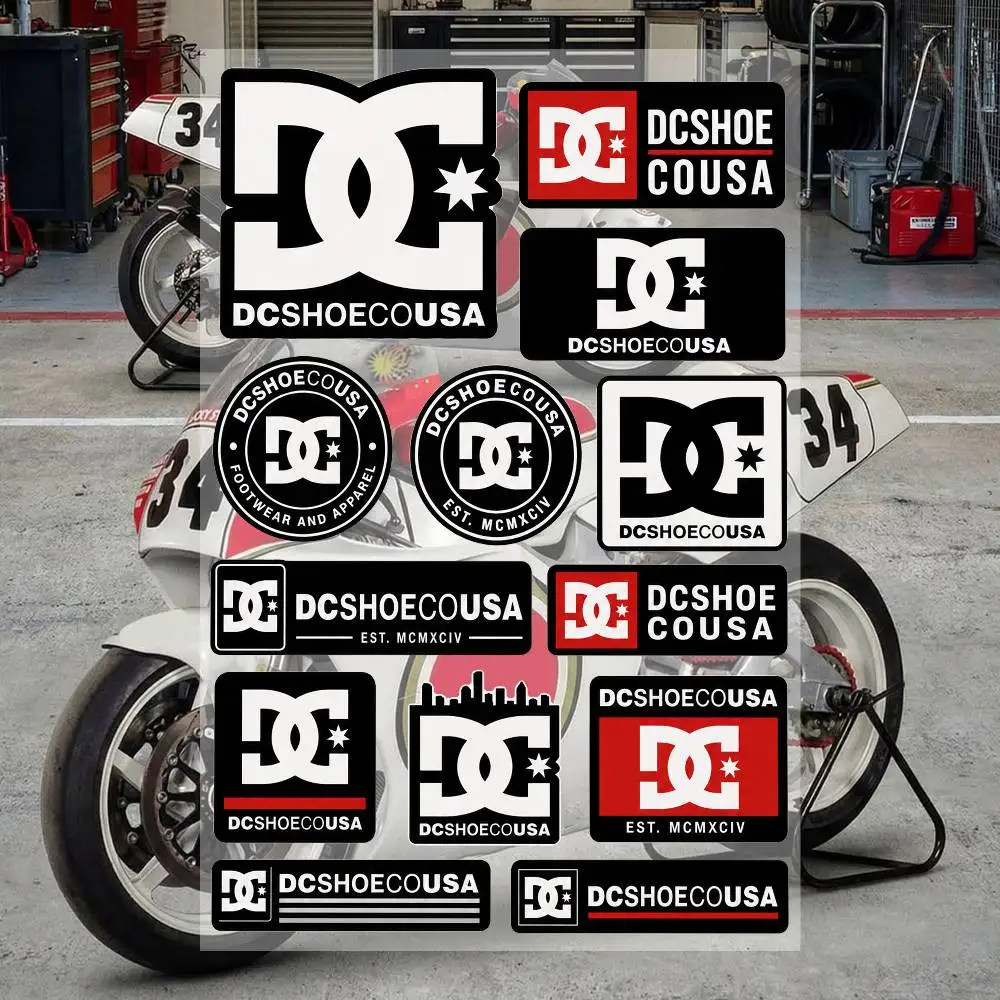 D-C-ShOE-C-OUSa Waterproof Vinyl Stickers for Car Motorcycle Bike Skateboard Laptop Bottle Phone