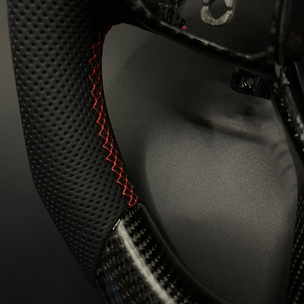 The premium custom carbon fiber steering wheel is available for the Hyundai I30 I30 N  line