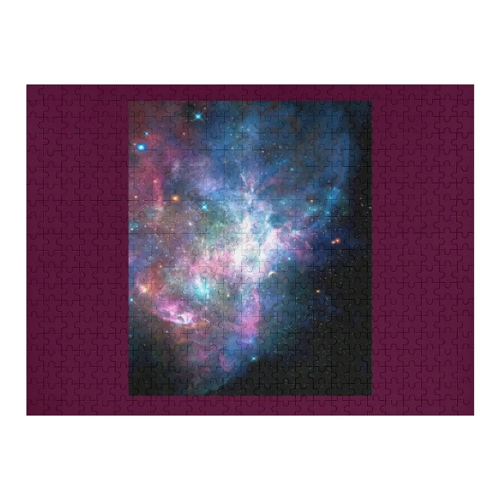 

Earth and Nebula, Solar System Galaxy Light Jigsaw Puzzle Personalized Baby Object Game Children Custom Customized Photo Puzzle