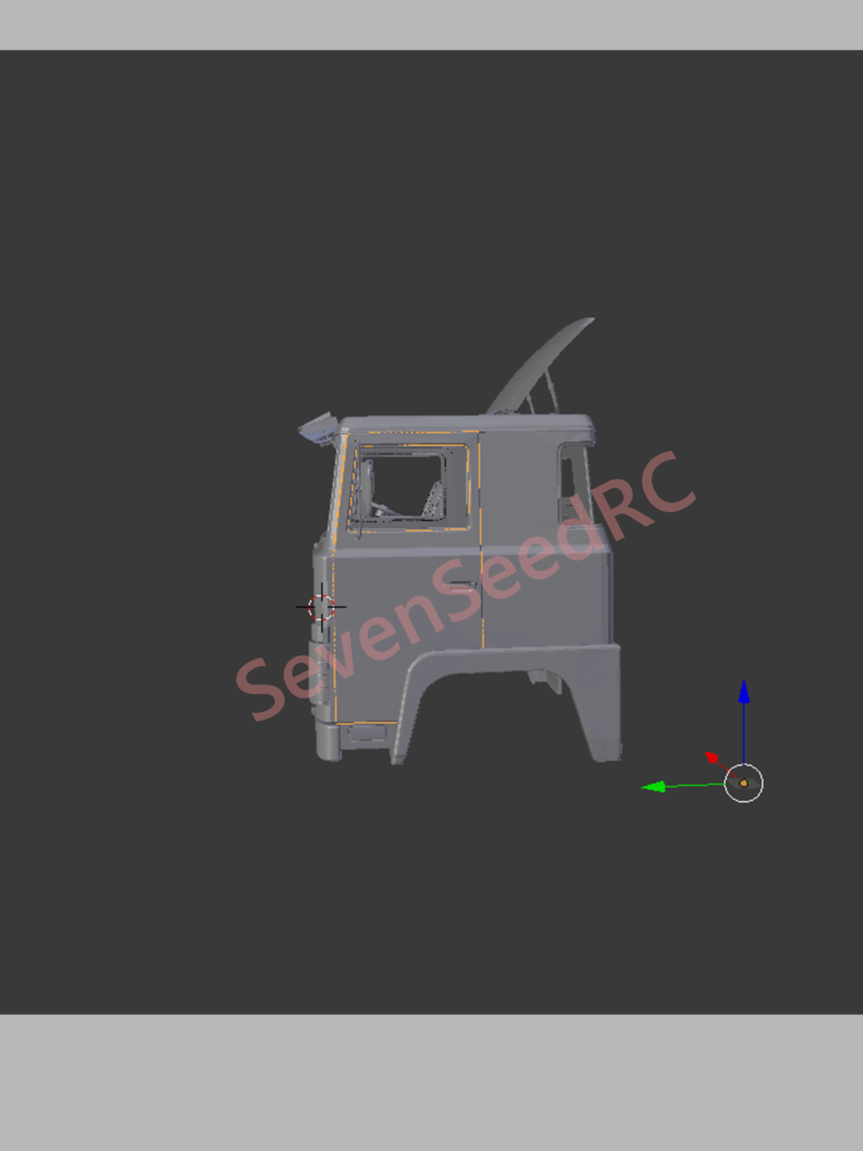 3d Printed Truck Cab kit SCANIA 141 1/14 For Fmx Static Dot Model JDM-110 Tamiya Lesu Lxy Scaleclub