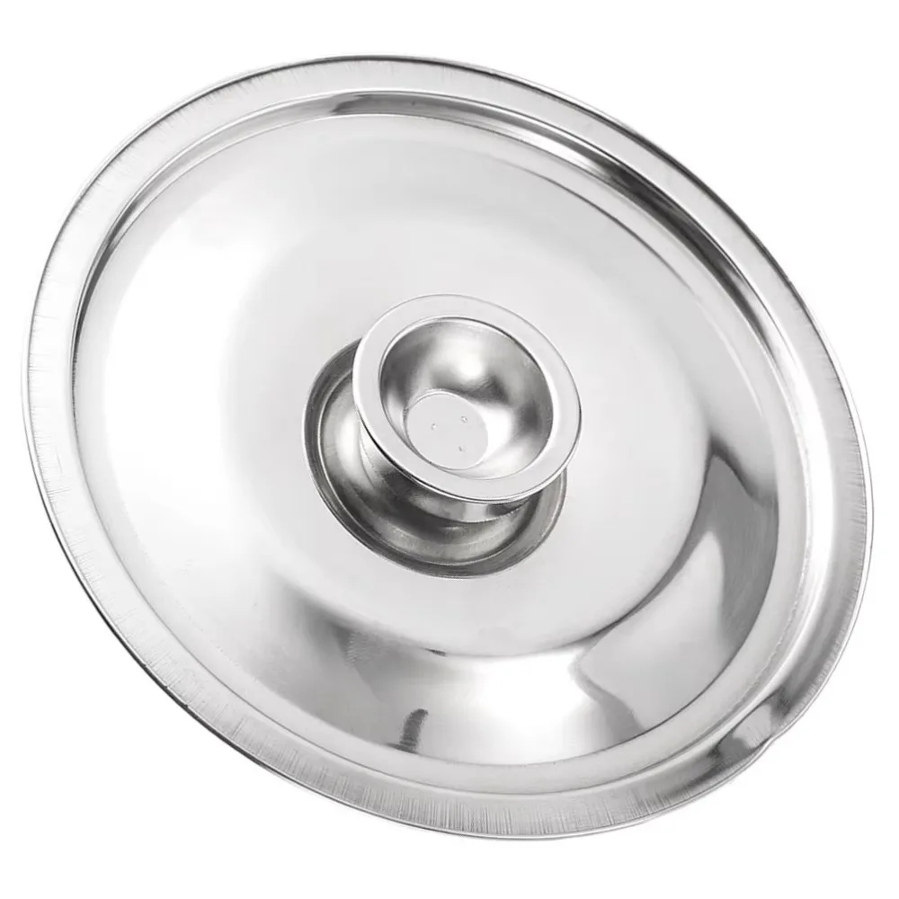 New 10-24cm Round Pot Lid Thicken Stainless Steel Saucepan Cover Replacement Universal Kitchen Food Lid Kitchen Supplies