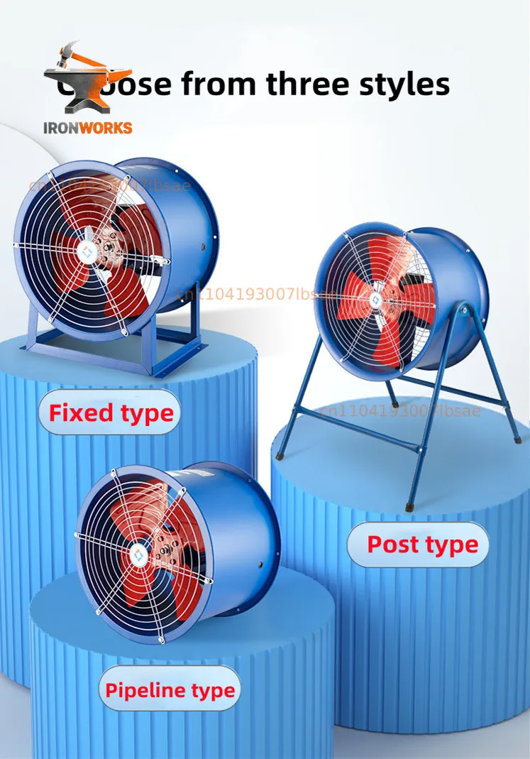 Best-Selling Axial Fans Duct-Mountable Ventilation Solution for Ship Engine Rooms Tankers Cargo Holds Multiple Models Available