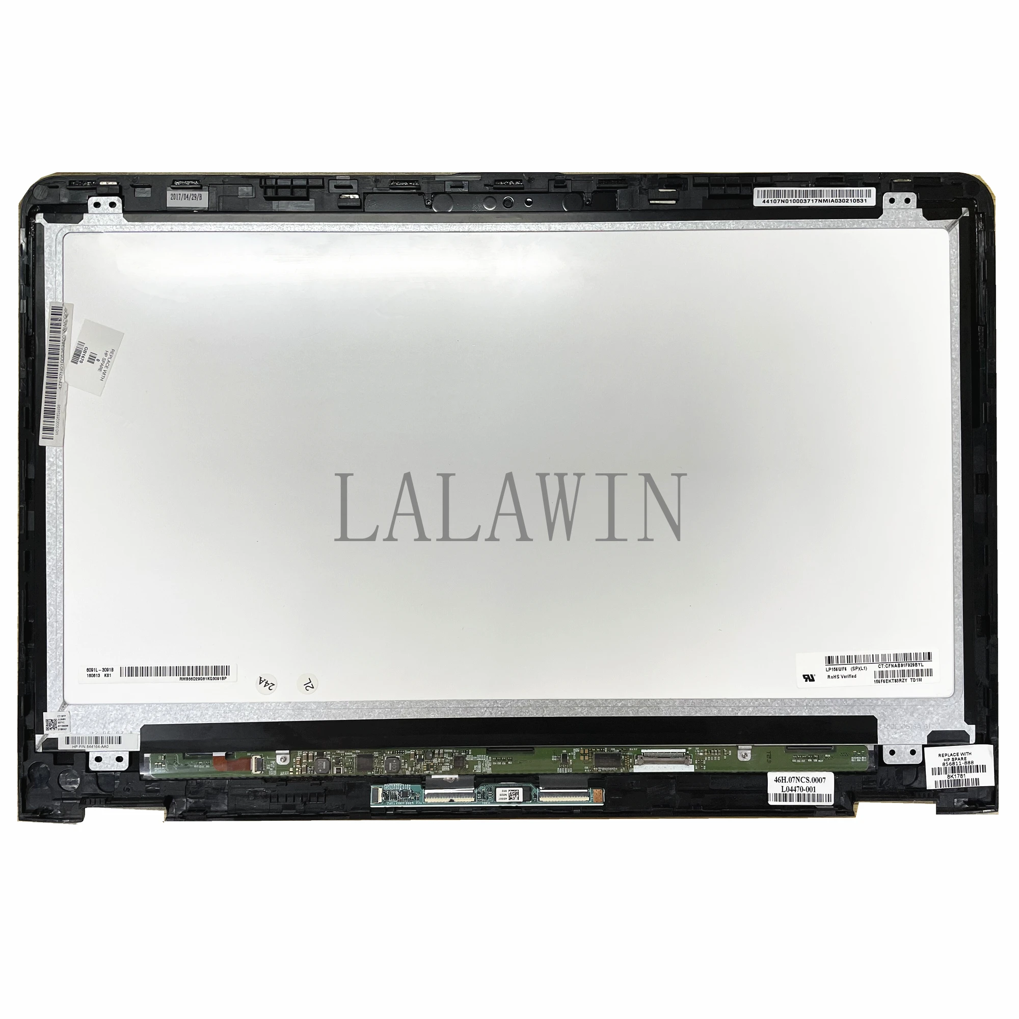 LP156WF6 SPL1 For HP Envy X360 15-AQ With Sliver Frame 856811-888 Laptop LCD LED Touch Screen Digitizer Assembly 15.6''IPS