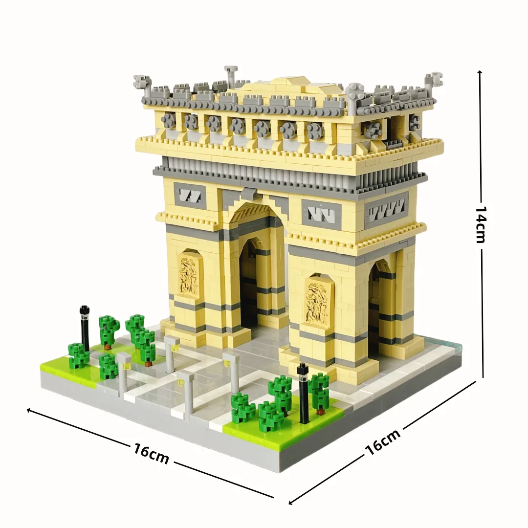 WIST GEBOUWD Enorme Nieuwe Zwaan Steen Kasteel Micro Mini Bakstenen voor Volwassenen Enorme Monteren Architectuur Speelgoed Kits Diamant Bouwstenen