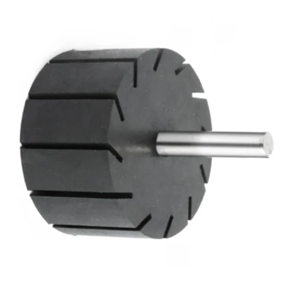 

M12K-Slotted Sand Drum Grinding Head 45Mm X 30Mm Metal Rust Removal Ring Set Rubber Frame Tensioner