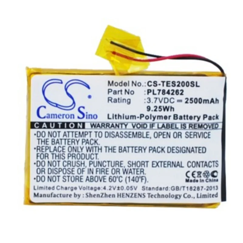 

Cameron Sino 2500mAh Battery PL784262 for TEASI One 2