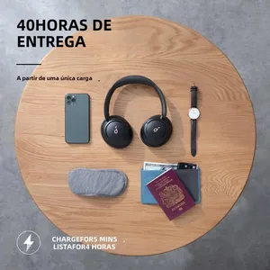 Soundcore من Anker Life Q30 سماعات رأس هجينة لاسلكية نشطة لإلغاء الضوضاء سماعات بلوتوث فوق الأذن أعلى 12 مبيعات لسماعات الرأس Anker Q30 - رقم 1