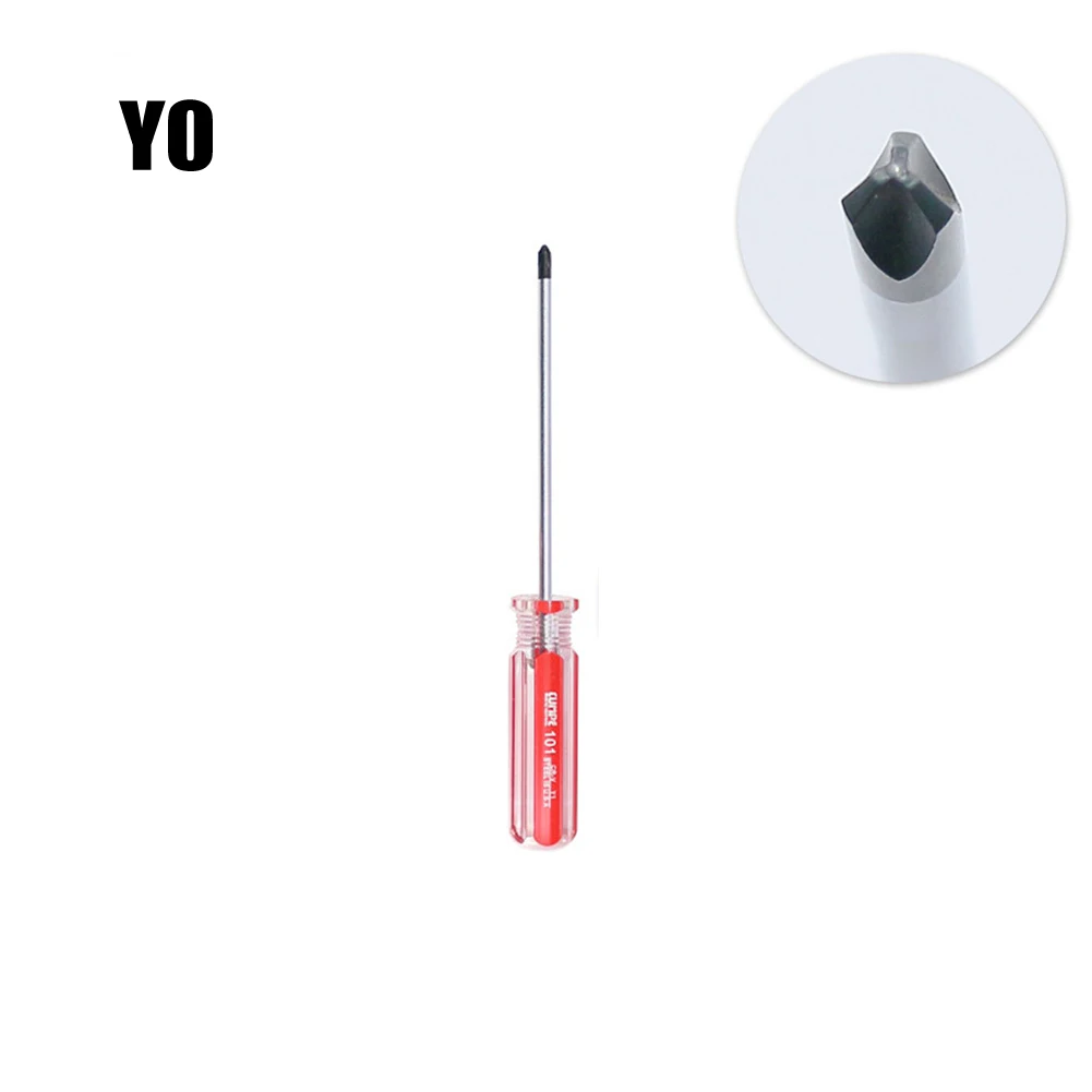 Tri-flügel Schraubendreher Y-förmigen Schraubendreher 1pc Für Möbel Reparatur Magnetische Nutdrivers Y0 Y1 Y2 Y3 Schraubendreher – Detail 6