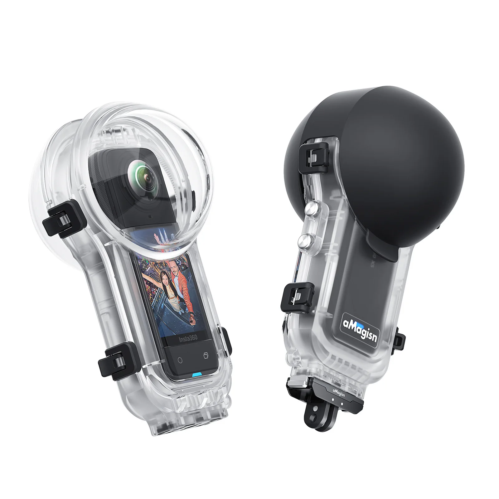 amagisn-insta360-x5-custodia-subacquea-completamente-invisibile-a-sgancio-rapido-–-accessorio-per-fotografia-subacquea-impermeabile-da-60-m