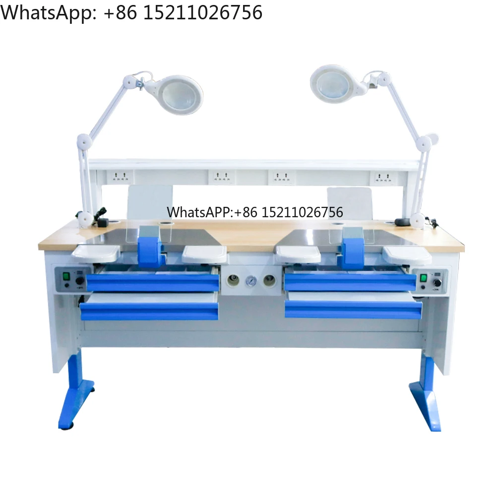 

Dental Lab 1.6M Table Multi-station Workbench Multifunctional Dental Workstation Technician Workstation