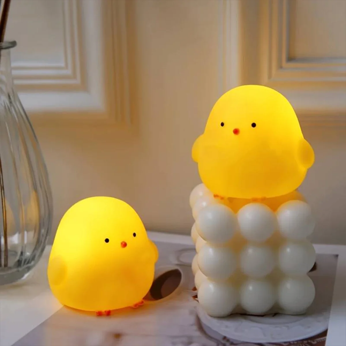 Chicken Night Light, Desktop Decorative Lamp, Birthday And Christmas Gift For Friends, Battery Powered (No Plug), Easter Gift