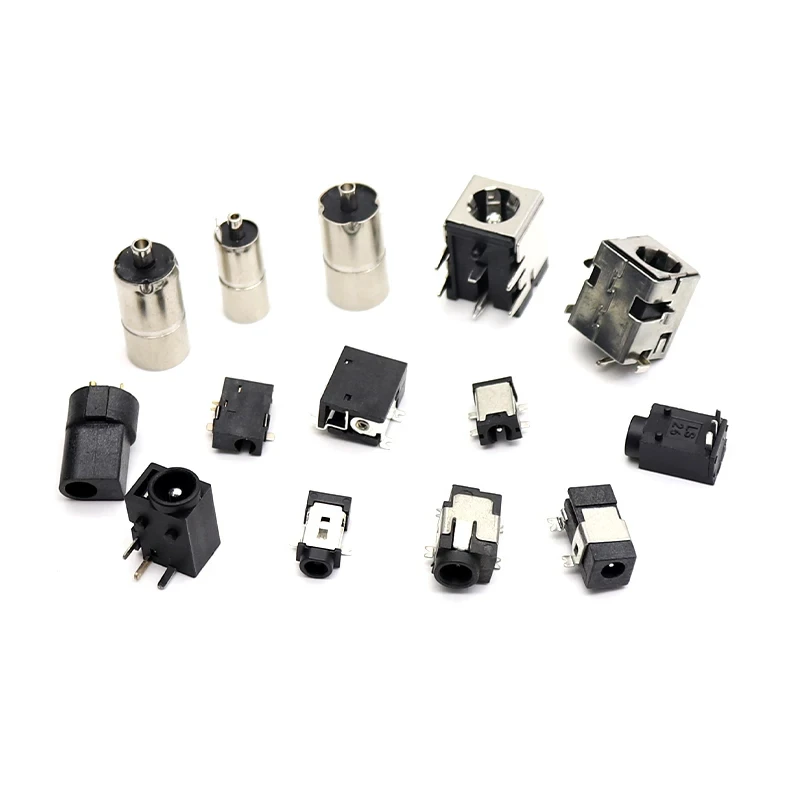 10PCS DC-044A DC083 DC Power Jack Socket 5.5x2.1mm 3.5x1.3mm Female Barrel Connector PCB Mount 3Pin 5Pin