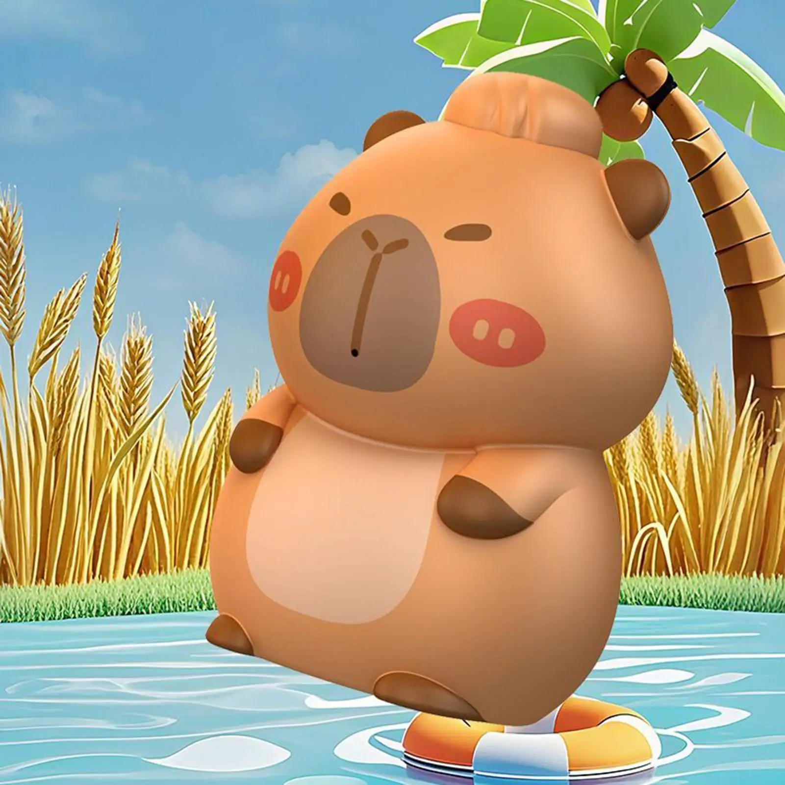 Squirt Toys Outdoor Play Squirter Toy Interactive Funny Capybara Shape Beach Game for Backyard Swimming Picnic Kids Camping