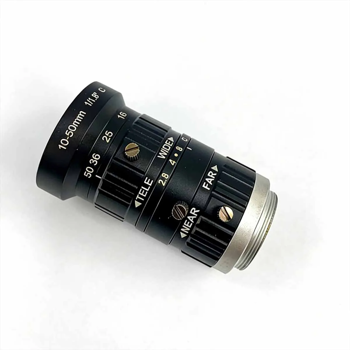 

Industrial Camera Lens 10-50mm 6 Million Pixels 1/1.8 Inch C-Port F2.8 Low Distortion for Mold Inspection