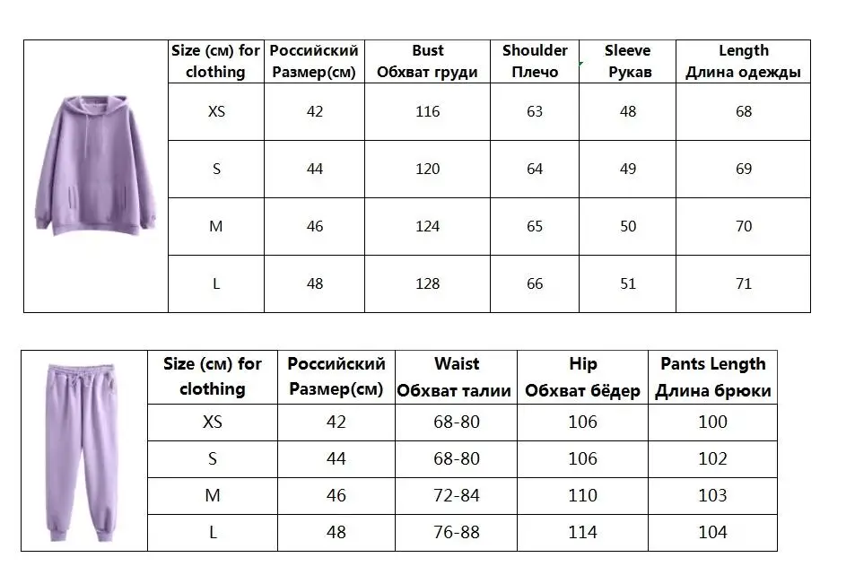 Tangada Autumn Winter Women tracksuit thick fleece 100% cotton suit 2 pieces sets hoodies sweatshirt and pants suits 6L17