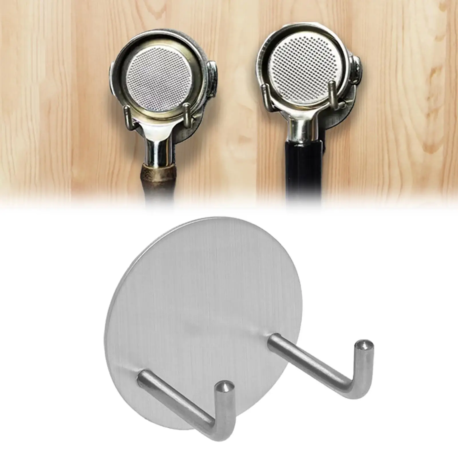 Настенная стойка для бездонного портафильтра для кофе Прочный держатель фильтра для кофе