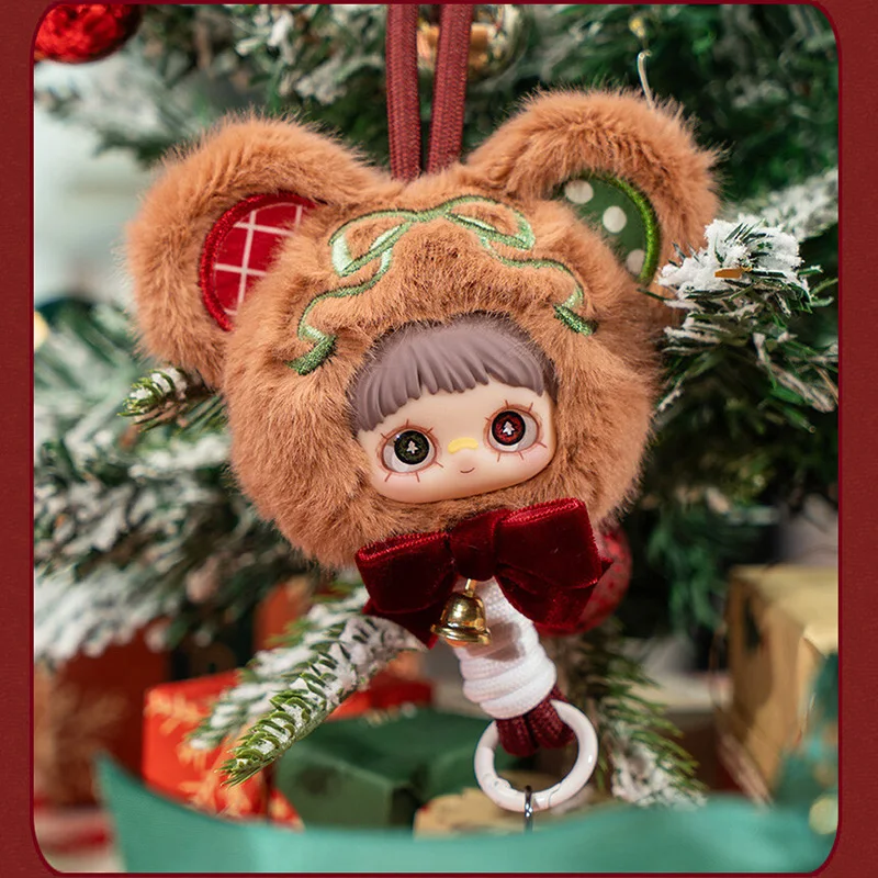 

НОВЫЙ подлинный Maymei Рождественский Lucky Bell Series ремешок для телефона плюшевая кукла сумка кулон подарок для девочки на Новый год