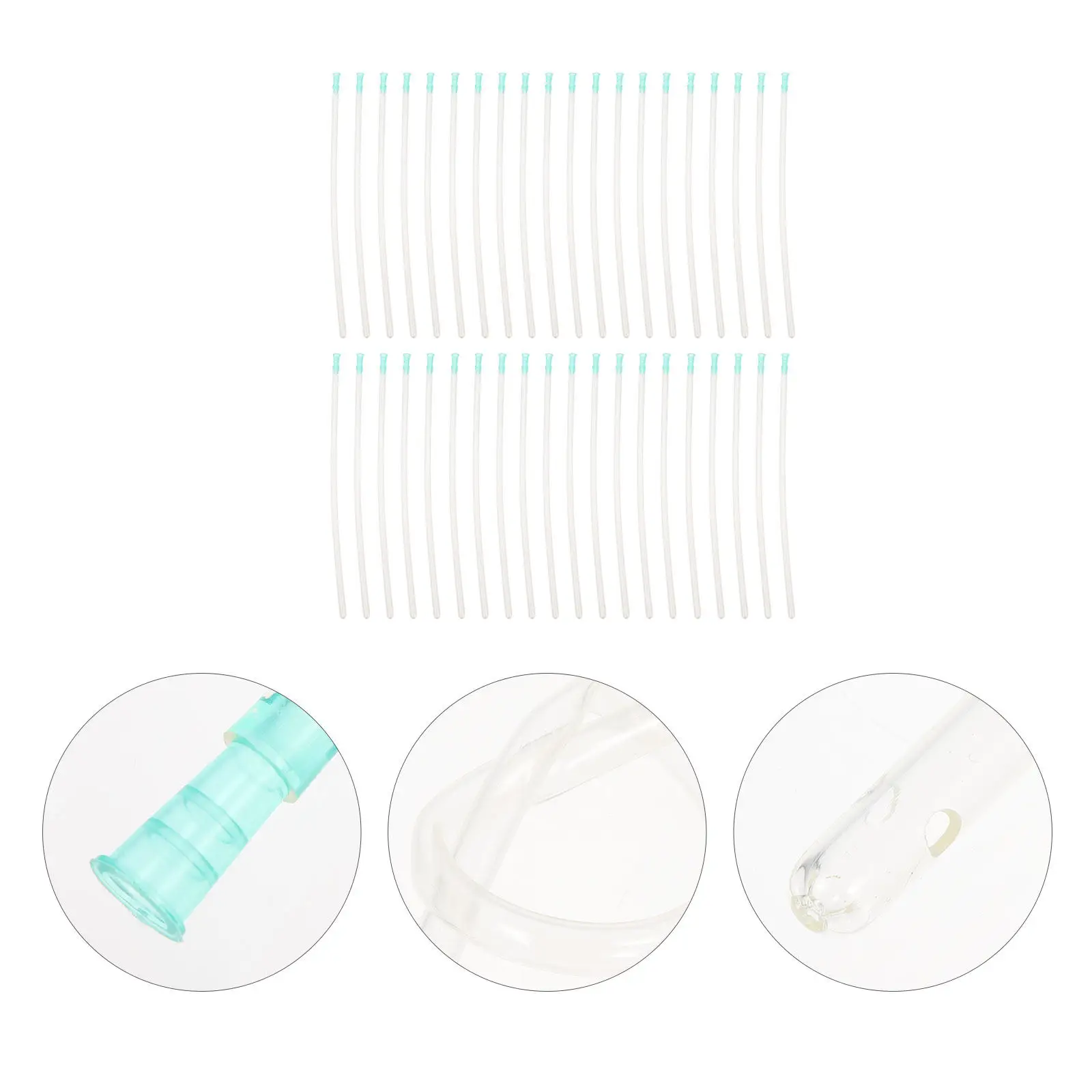 

50Pcs Disposable Tube Sterile Individually Packed Smooth Transparent Connecting Tube for Colon Cleansing First Aid