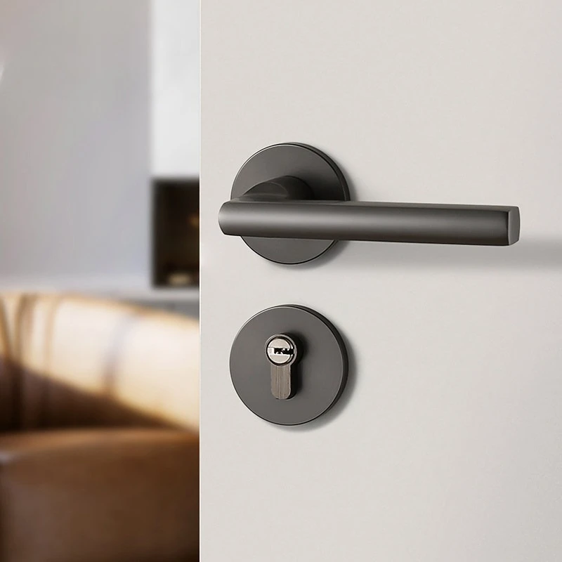 Lock Handle Knob Latch Magnetic Silent for Bedroom Wooden Door Heavy Duty Adjustable Lightweight Durable Strong Rustproof ProX