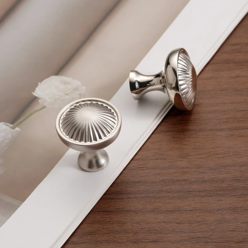 Single-Hole Drawer Pull Handle Bright Chrome Vanity Cabinet Small Handle Vintage Cabinet Wardrobe Door Handle Furniture Hardware