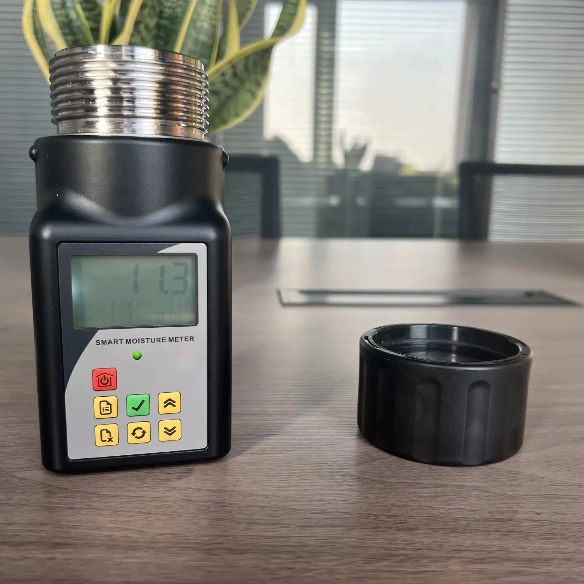 Measuring cup rice moisture meter