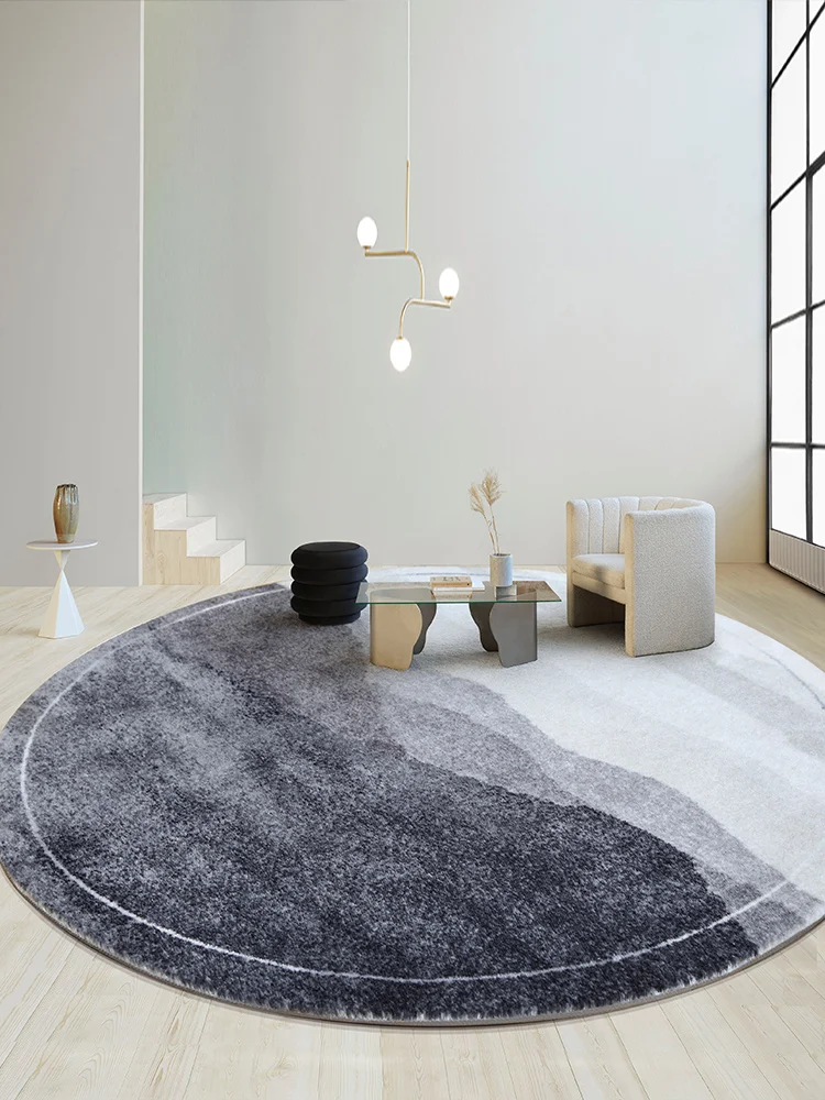 

Gray Nordic Minimalist Bedroom Dining Room New Chinese Style Carpet