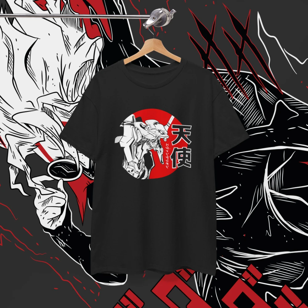 تي شيرت هدية نيون جينيسيس كوسبلاي عتيق، تي شيرت إيفا يونيت 00 فانميد، جرافيك أنيمي، شينجي، ري أيانامي، أسوكا، ميساتو #2