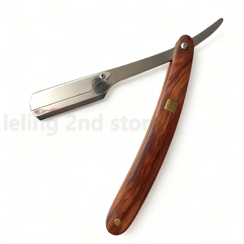 남성용 접이식 스테인리스 블레이드 구식 면도기 수동 면도기 얼굴 스크레이퍼 이발사 면도기 바디 얼굴 털 제거 칼