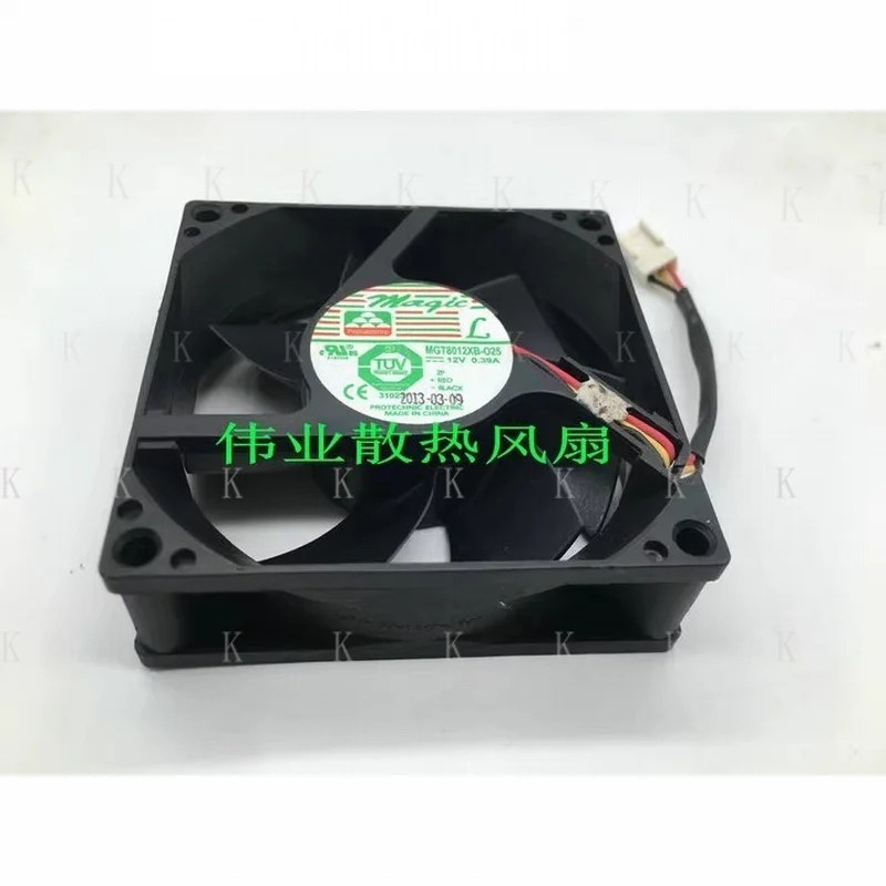 C FOR MAGIC MGT8012XB-O25 DC12V 0.39A 8025 8cm 3pin Cooling Fan